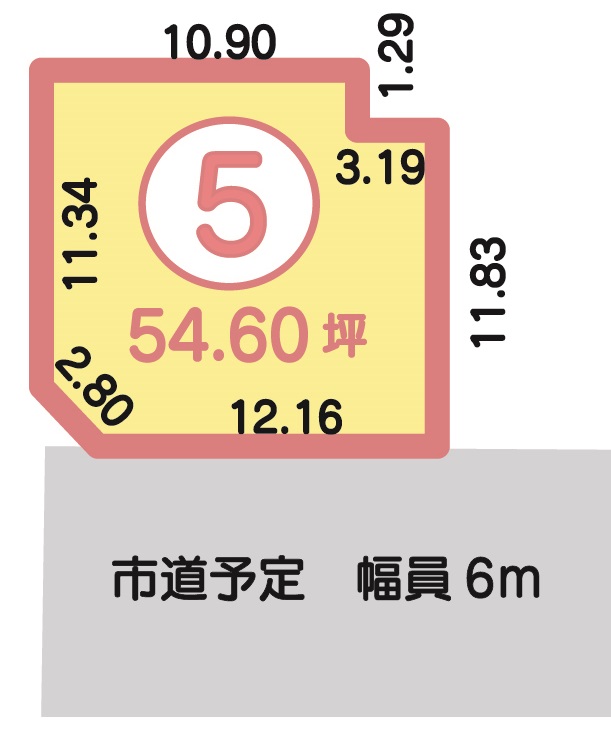 長岡市上除町  土地【全２区画】 693.4万円 写真2